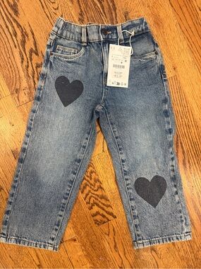 ZARA kids heart jeans